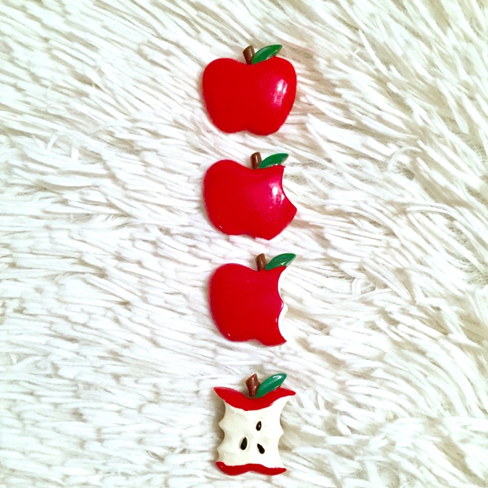 🍎 Adorable Teacher’s Vintage Button Cover Set